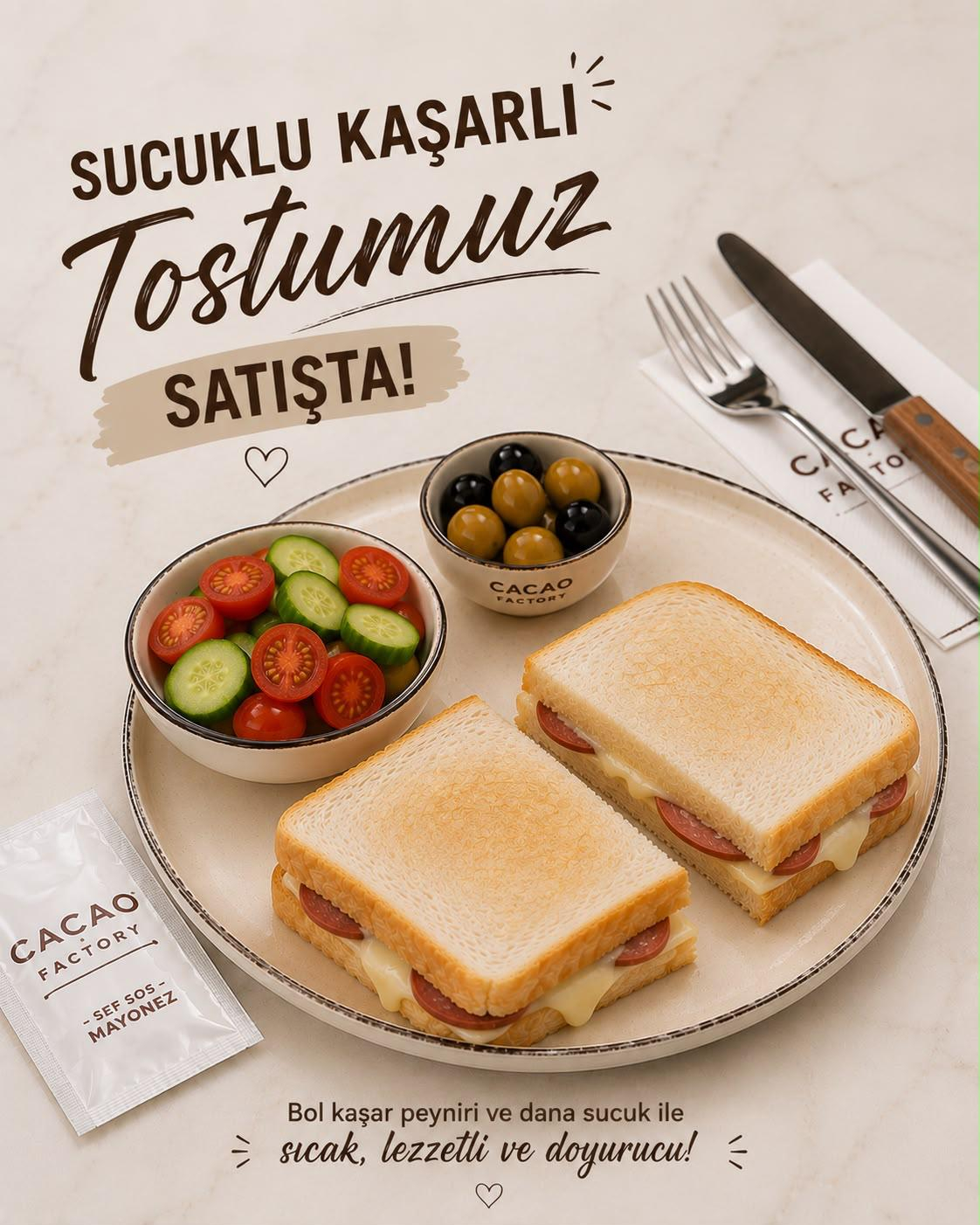 SUCUKLU KAŞARLI TOST